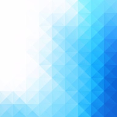 Mavi Izgara Mozaik Arkaplan, Yaratıcı Tasarım Şablonları