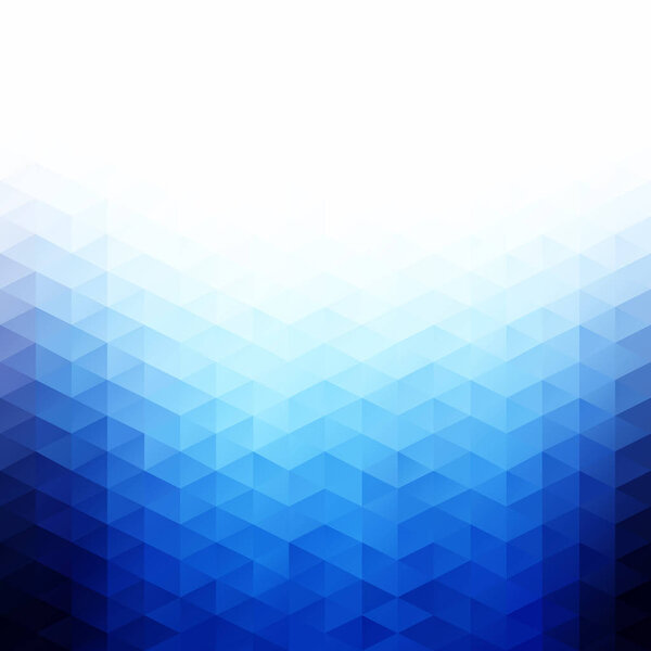 Blue Grid Mosaic Background, Creative Design Templates