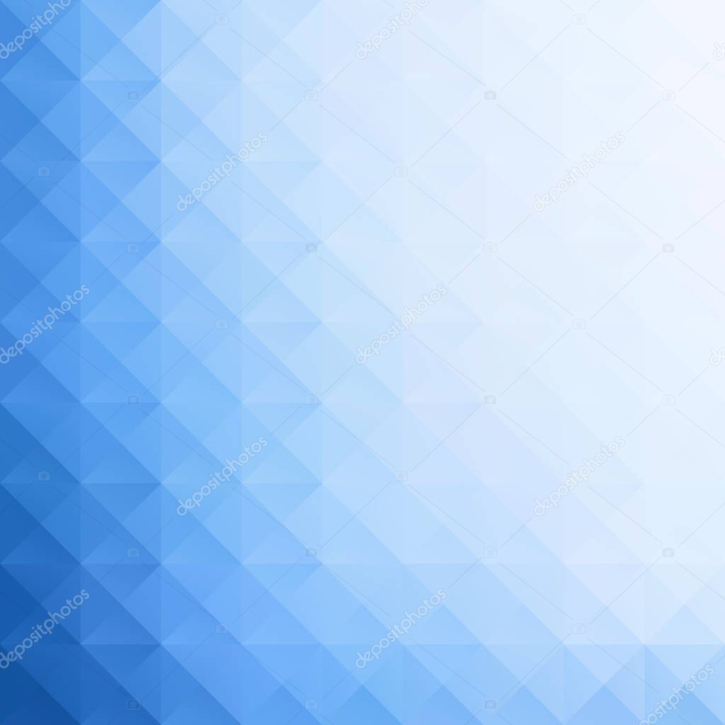 Blue Grid Mosaic Background, Creative Design Templates