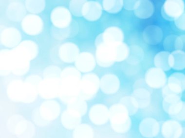 Ufuk benzersiz Soyut Mavi Bokeh şenlikli ışıklar