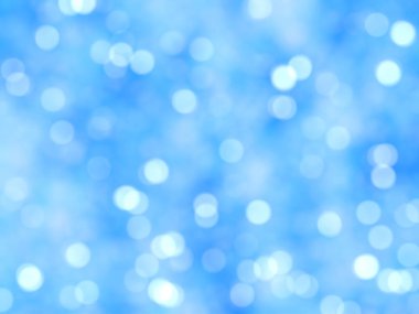 Ufuk benzersiz Soyut Mavi Bokeh şenlikli ışıklar