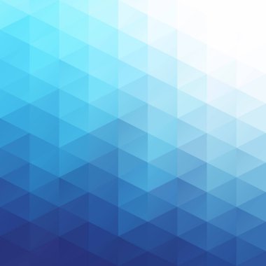 Mavi Izgara Mozaik Arkaplan, Yaratıcı Tasarım Şablonları