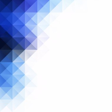 Mavi Izgara Mozaik Arkaplan, Yaratıcı Tasarım Şablonları