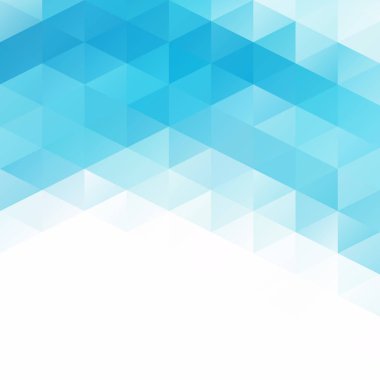 Mavi Izgara Mozaik Arkaplan, Yaratıcı Tasarım Şablonları