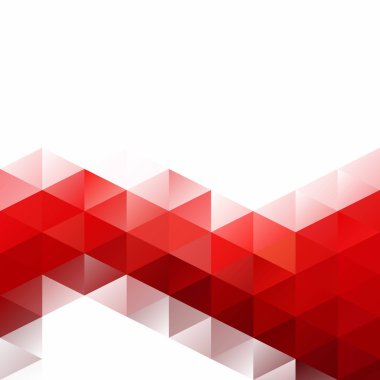 Kırmızı kılavuz Mozaik arka plan, yaratıcı tasarım şablonları