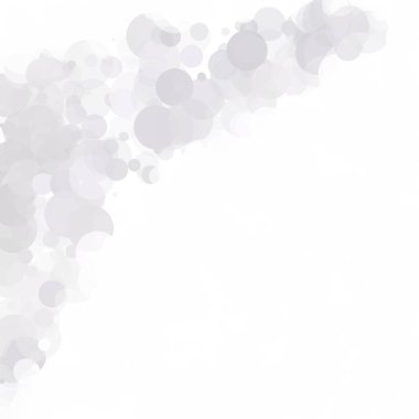 Kabarcıklar benzersiz gri beyaz parlak vektör arka plan