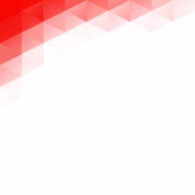 Kırmızı kılavuz Mozaik arka plan, yaratıcı tasarım şablonları