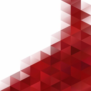 Kırmızı kılavuz Mozaik arka plan, yaratıcı tasarım şablonları