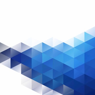 Mavi Izgara Mozaik Arkaplan, Yaratıcı Tasarım Şablonları