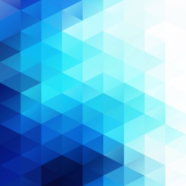 Mavi Izgara Mozaik Arkaplan, Yaratıcı Tasarım Şablonları