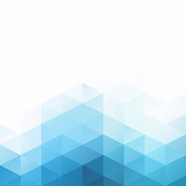 Mavi Izgara Mozaik Arkaplan, Yaratıcı Tasarım Şablonları