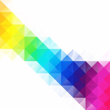 Renkli Izgara Mozaik Arkaplanı, Yaratıcı Tasarım Şablonları