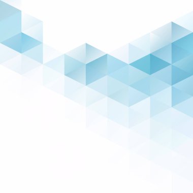 Mavi Izgara Mozaik Arkaplan, Yaratıcı Tasarım Şablonları