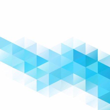 Mavi Izgara Mozaik Arkaplan, Yaratıcı Tasarım Şablonları