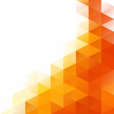 Turuncu Izgara Mozaik Arkaplan, Yaratıcı Tasarım Şablonları