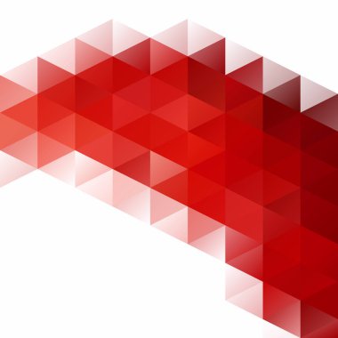 Kırmızı kılavuz Mozaik arka plan, yaratıcı tasarım şablonları