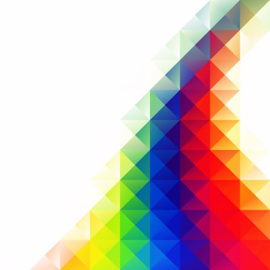 Renkli Izgara Mozaik Arkaplanı, Yaratıcı Tasarım Şablonları