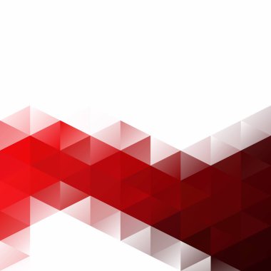 Kırmızı kılavuz Mozaik arka plan, yaratıcı tasarım şablonları