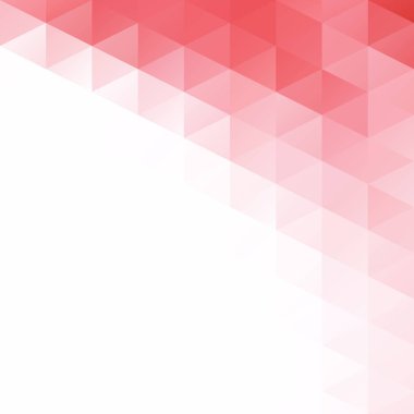 Kırmızı kılavuz Mozaik arka plan, yaratıcı tasarım şablonları