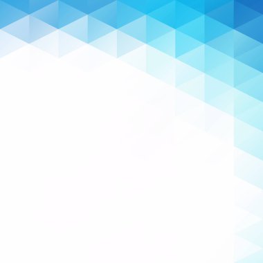 Mavi Izgara Mozaik Arkaplan, Yaratıcı Tasarım Şablonları