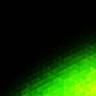 Yeşil Izgara Mozaik Arkaplan, Yaratıcı Tasarım Şablonları