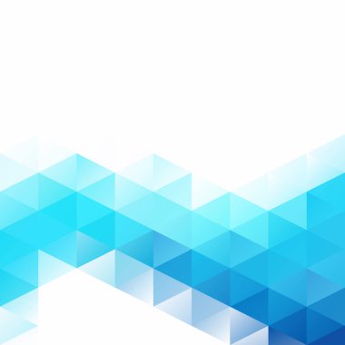 Mavi Izgara Mozaik Arkaplan, Yaratıcı Tasarım Şablonları