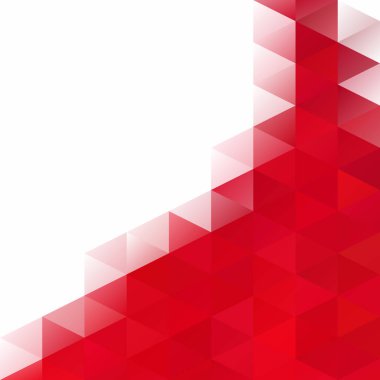 Kırmızı kılavuz Mozaik arka plan, yaratıcı tasarım şablonları