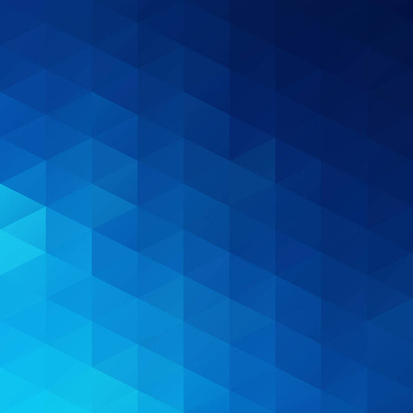 Blue Grid Mosaic Background, Creative Design Templates