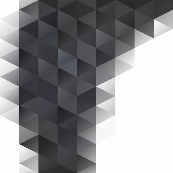 Siyah Kılavuz Mozaik Arka Plan Yaratıcı Tasarım Şablonları — Stok Vektör