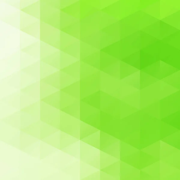 Green Grid Mosaic Background Creative Design Template — 스톡 벡터