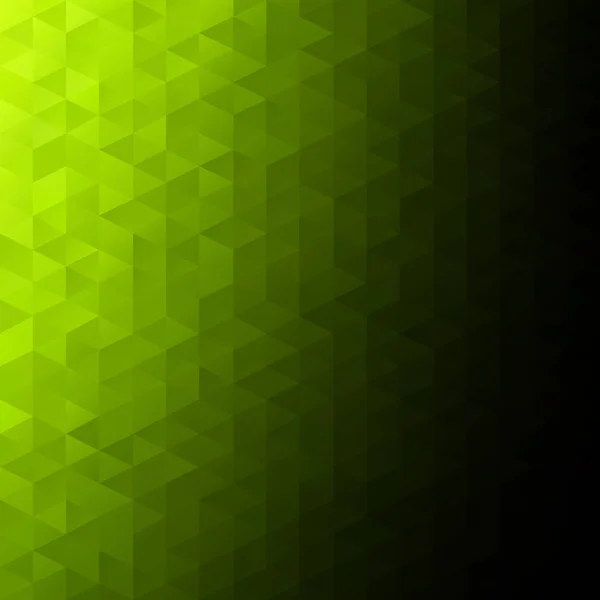 Green Grid Mosaic Background Creative Design Template — 스톡 벡터