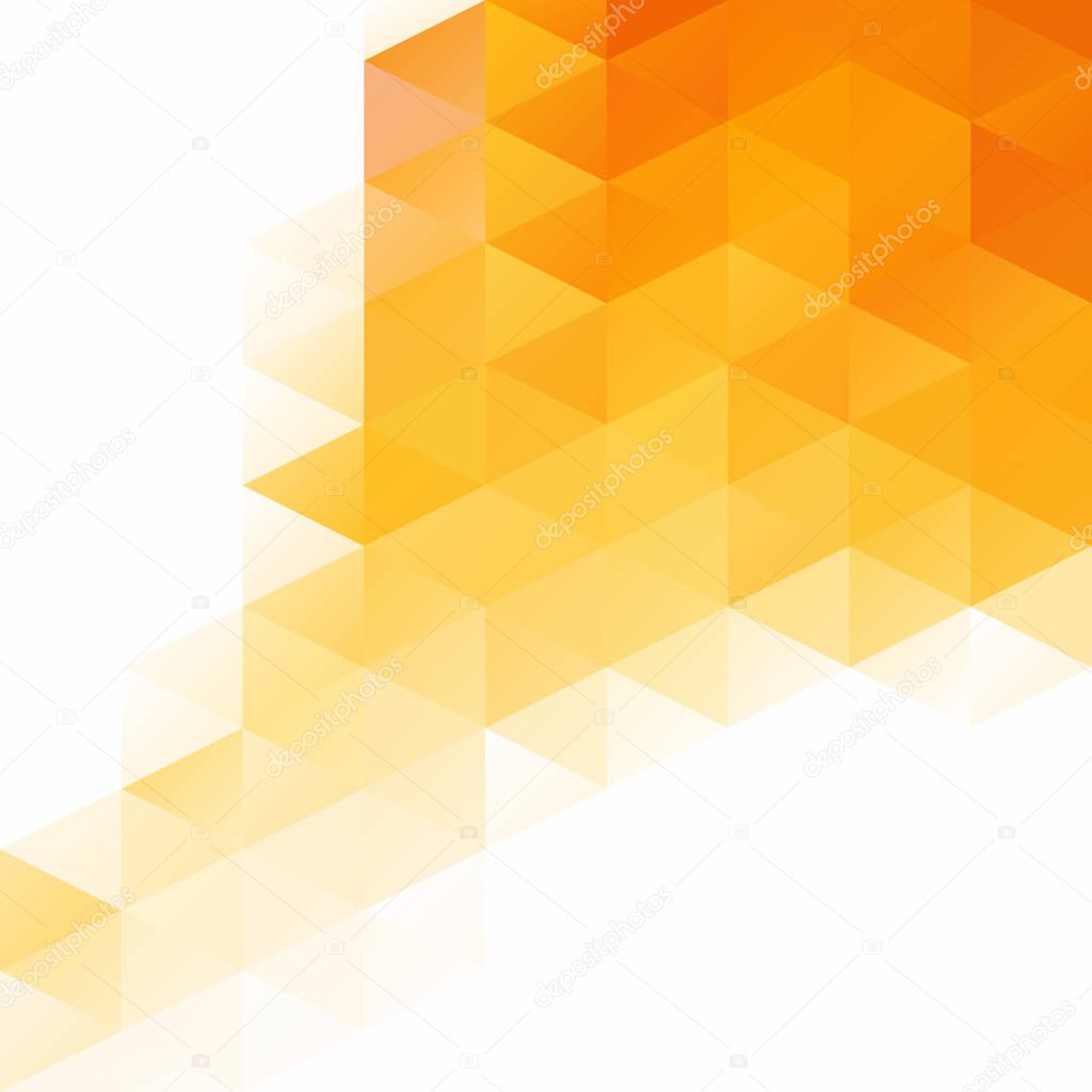 Orange Grid Mosaic Background, Creative Design Templates