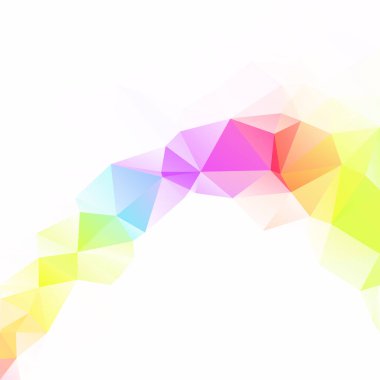 Renkli poligonal mozaik arka plan yaratıcı tasarım şablonları