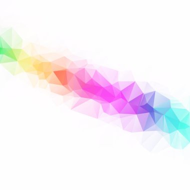 Renkli poligonal mozaik arka plan yaratıcı tasarım şablonları