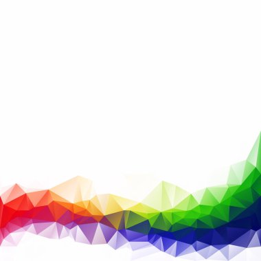 Renkli poligonal mozaik arka plan yaratıcı tasarım şablonları
