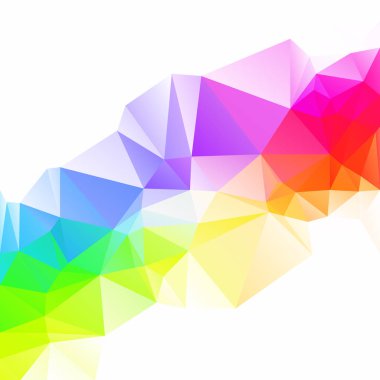 Renkli poligonal mozaik arka plan yaratıcı tasarım şablonları