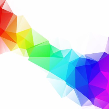 Renkli poligonal mozaik arka plan yaratıcı tasarım şablonları