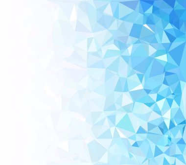 mavi çokgen mozaik arkaplan, yaratıcı tasarım şablonları