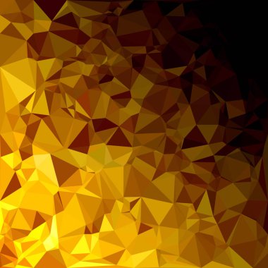 Sarı Çokgen Mozaik Arkaplan, Yaratıcı Tasarım Şablonları