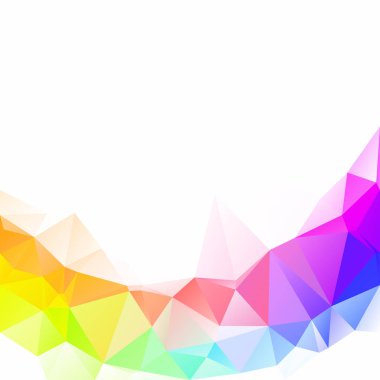 Renkli poligonal mozaik arka plan yaratıcı tasarım şablonları