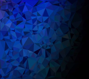 mavi çokgen mozaik arkaplan, yaratıcı tasarım şablonları