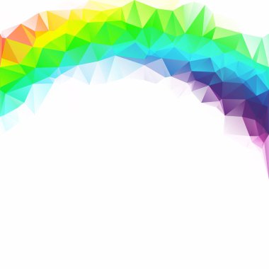 Renkli poligonal mozaik arka plan yaratıcı tasarım şablonları