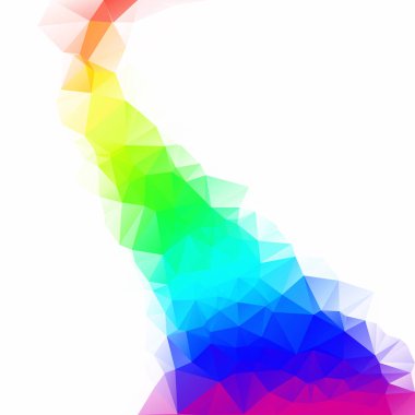 Renkli poligonal mozaik arka plan yaratıcı tasarım şablonları