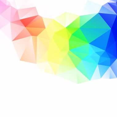 Renkli poligonal mozaik arka plan yaratıcı tasarım şablonları