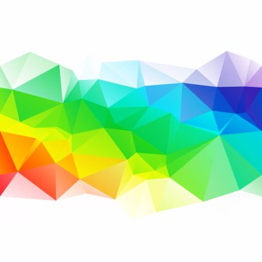 Renkli poligonal mozaik arka plan yaratıcı tasarım şablonları