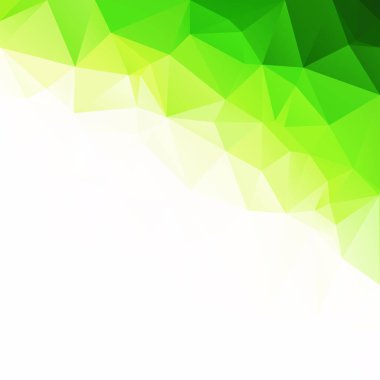 Yeşil Çokgen Mozaik Arkaplan, Yaratıcı Tasarım Şablonları