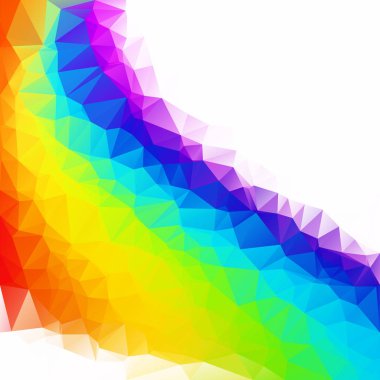 Renkli poligonal mozaik arka plan yaratıcı tasarım şablonları