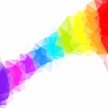 Renkli poligonal mozaik arka plan yaratıcı tasarım şablonları