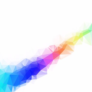 Renkli poligonal mozaik arka plan yaratıcı tasarım şablonları