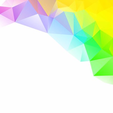 Renkli poligonal mozaik arka plan yaratıcı tasarım şablonları